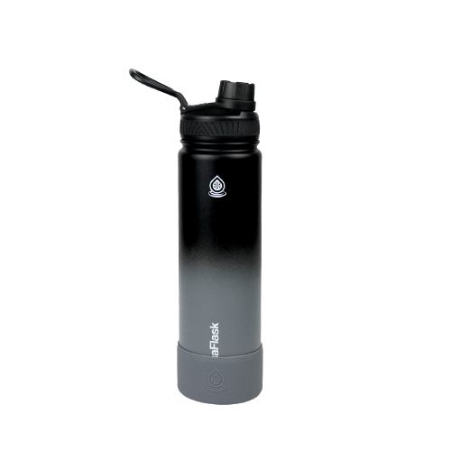 AquaTru Stainless Steel Water Bottle, Urchin Black - AquaTru