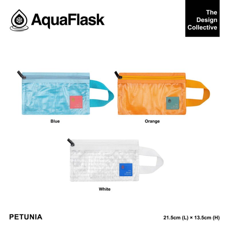 AquaFlask Design Collective Pouch Petunia