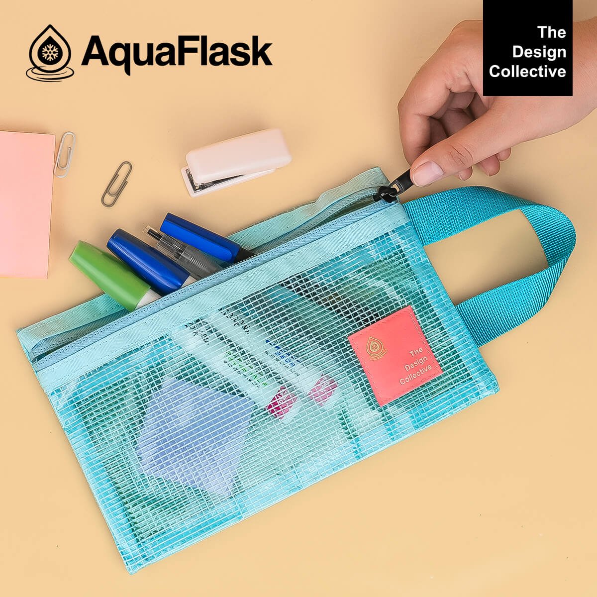 AquaFlask Design Collective Pouch Petunia - Image 3